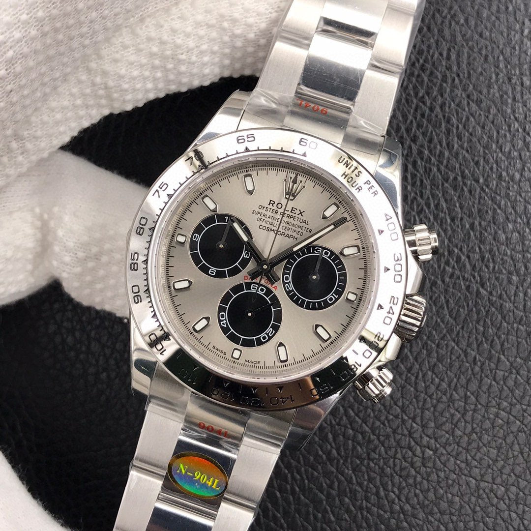 DAYTONA STAINLESS STEEL GREY RACING DIAL