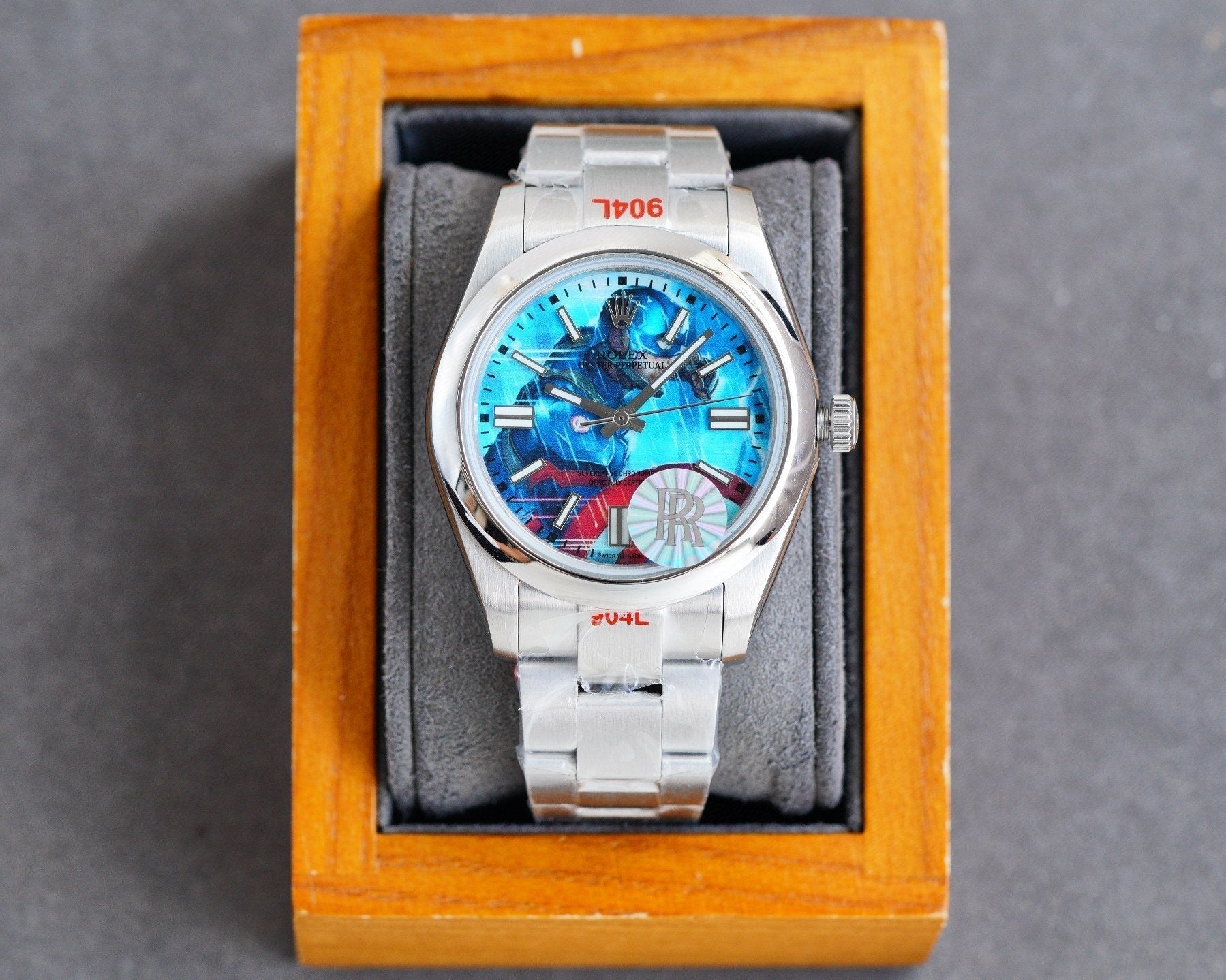 OYSTER 41 STAINLESS STEEL CUSTOM AVENGERS